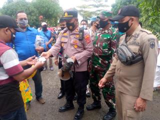 Forkopimcam Kasokandel Laksanakan Operasi PPKM Ditengah Pembagian BLT Kementan