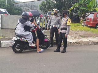 Cegah Covid-19, Ops Yustisi Terus Dilaksanakan di Wilkum Polres Kuningan Polda Jabar