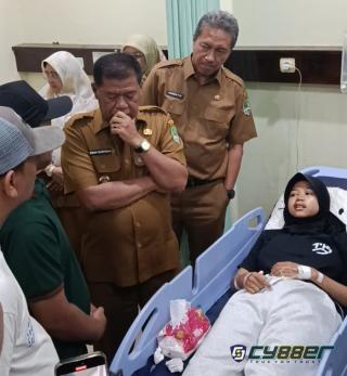 Pemkab Majalengka Tanggung Biaya Pengobatan Korban Lemparan Batu Saat Nobar Persib vs Persija.