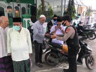 Aksi, Polres Tegal Kota Gencarkan Giat Operasi  Yustisi Gunakan Masker Kurangi Mobilitas Kerumunan 