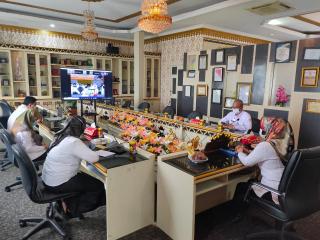 Bupati Tanggamus Ikuti Entry Meeting Pemeriksaan BPK RI