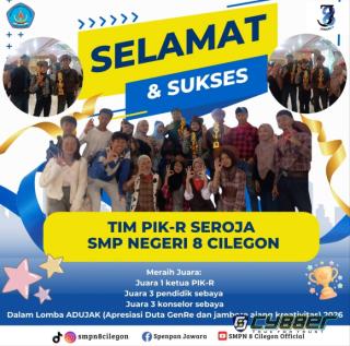 Tim PIK-R Seroja SMPN 8 Cilegon Raih Prestasi di ADUJAK 2026