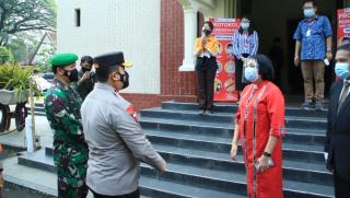 Pasca Aksi Teror, Wakapolda Jabar Cek Kesiapsiagaan Pengamanan Gereja di Wilkum Polresta Bogor Kota