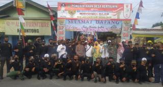 Resmikan Kampung Mang Jaka di Desa Kertajaya, Kapolsek Pebayuran Ingatkan Masyarakat Terapkan 4 M