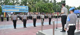 Sebanyak 60 Personel Polres Indragiri Hulu Naik Pangkat
