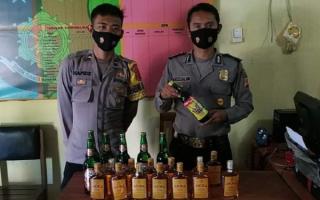 Jaga Harkamtibmas, Jelang Pilkades Serentak Polres Majalengka Polda Jabar Amankan Miras