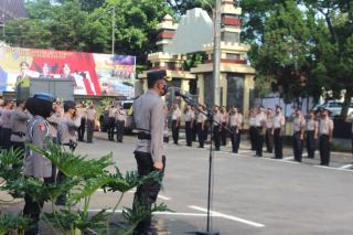 Upacara Kenaikan Pangkat Korp Rapot Dipimpin Langsung Kapolres Ciamis 