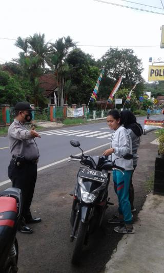 Polsek Cipaku Terus Melaksanakan Pencegahan Covid-19