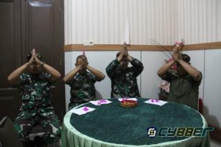 Kodim 0723/Klaten Gelar Doa Bersama Sambut HUT Ke-81 TNI Dan HUT Ke-76 Kodam IV/Diponegoro
