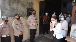 Pastikan Prosedur Berjalan Maksimal, Kapolres Ciamis Cek Pengamanan di Sejumlah Gereja